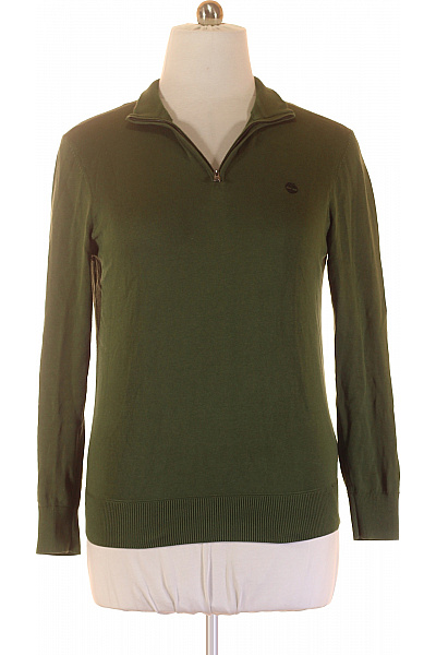 Timberland Pánský Svetr Zelený Second Hand Vel. M