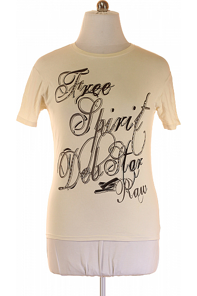 Dámské Tričko S Potiskem Žluté