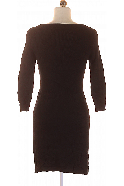  Šaty Pletené Černé MANGO Vel.  S