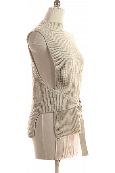 Kratká Dámská Vesta Šedá TRENDYOL Vel. M