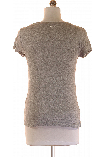 Dámské Tričko s Potiskem Šedé ONLY Vel. XS