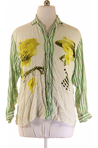 Dámská Košile Zelená Vel. L