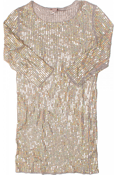  Šaty Pletené Šedé Second hand Vel.  36