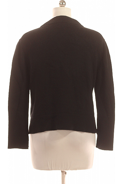 Dámský Pulovr Vlněný Černý ROSA & ME Second hand Vel. M