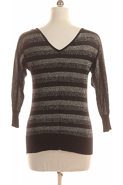 Vzorovaná  Halenka Černá CAMAIEU