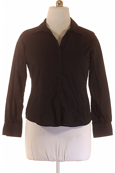 Společenská Dámská Košile Černá ATMOSPHERE Vel. 46