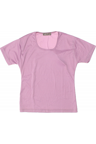 Jednoduché Dámské Tričko Fialové Vel. XL