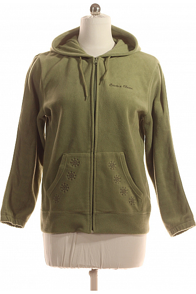Dámská Mikina Rozepínací Zelená Vel. M