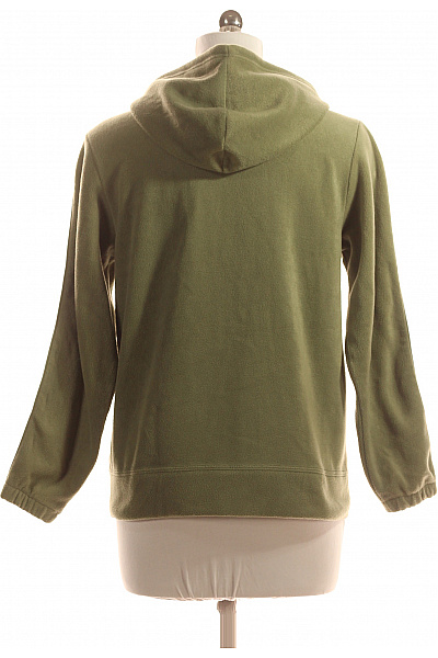 Dámská Mikina Rozepínací Zelená Vel. M