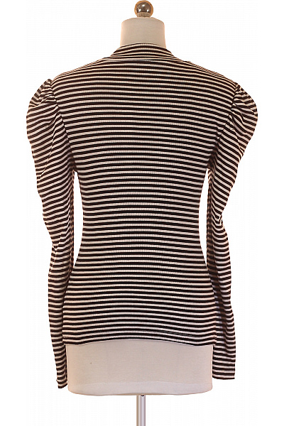 PIECES Halenka Černobílá Second hand Vel. S