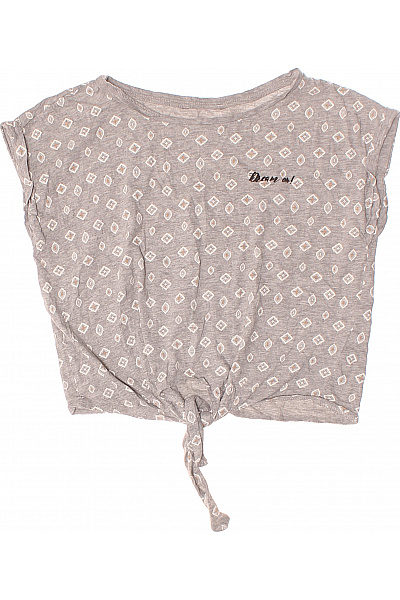 Dámské Tričko Šedý Second Hand