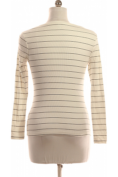 F&F Dámské Tričko s Potiskem Černobílé Vel. 38