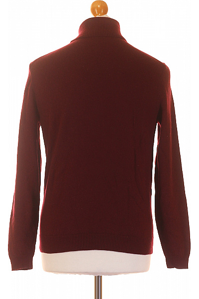 Hugo Boss Pánský Rolák Vlněný Vínový Vel. M