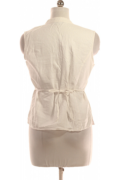 F&F Dámská Košile Lněná Béžová Second hand Vel. 42