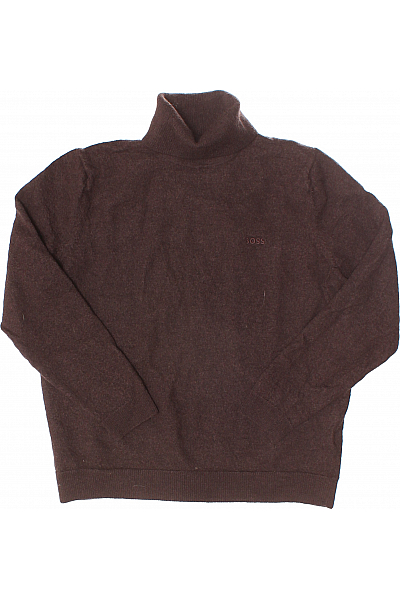 Hugo Boss Chlapecký Svetr Vlněné Hnědé Vel. XL