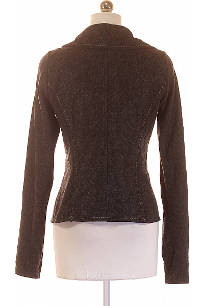 Dámské Sako Vlněné Šedé Vel. 38