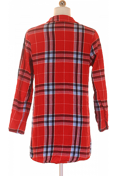 F&F Kostkovaná Dámská Košile Červená Vel. XS