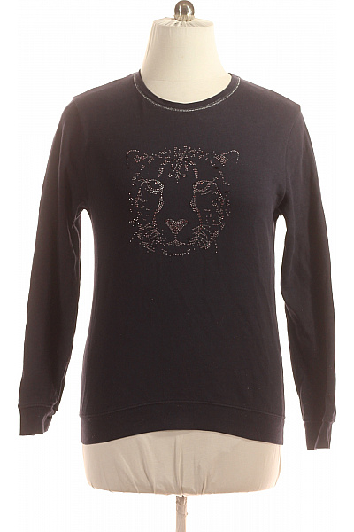 Dámská Mikina Bez Zapínání Modrá Vel. XL