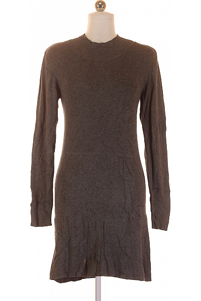  Šaty Pletené Šedé