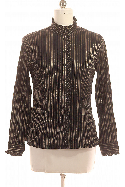 Společenská Dámská Košile Černá Second Hand