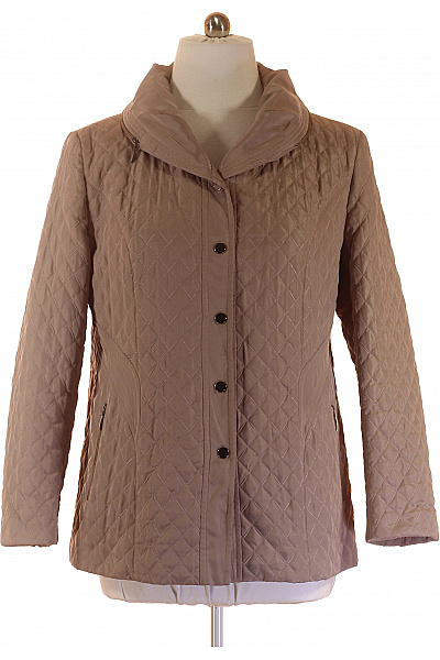 Prošívaná Dámská Bunda Šedá Vel. 48