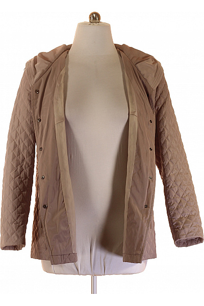 Prošívaná Dámská Bunda Šedá Vel. 48