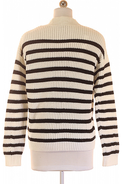 Dámský Pulovr Černobílý YESSICA Second hand Vel. S