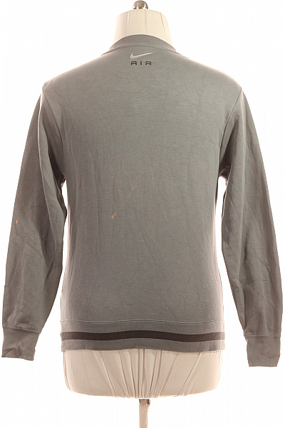 Nike Pánská Mikina Bez Zapínání Šedá Vel. S