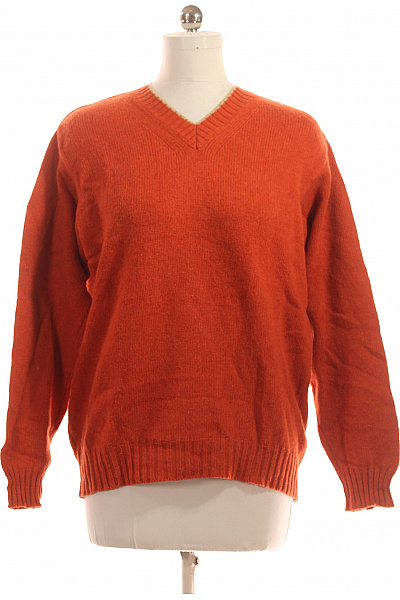 Dámský Pulovr Vlněný Červený Vel. M