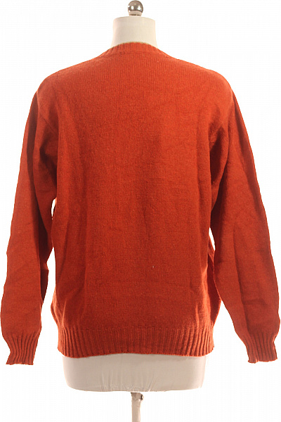 Dámský Pulovr Vlněný Červený Vel. M