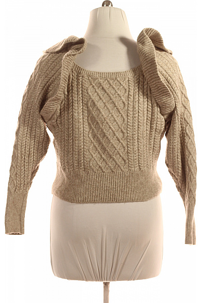 Dámský Pulovr Béžový Vel. L