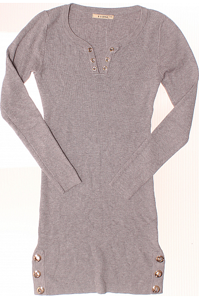 Dámský Svetr Šedý Second Hand Vel. S/M