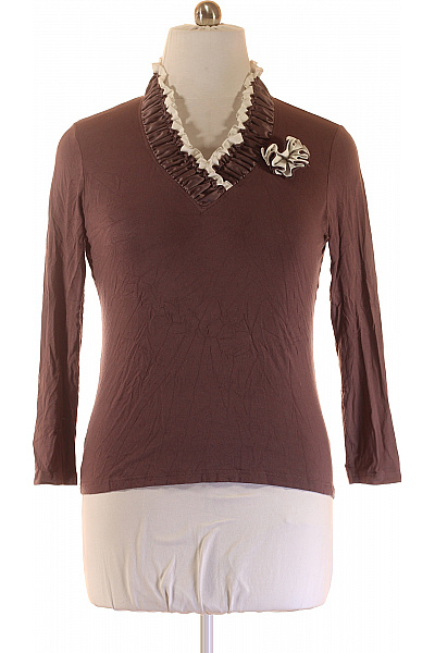  Halenka Jednobarevná Hnědá Vel. 48