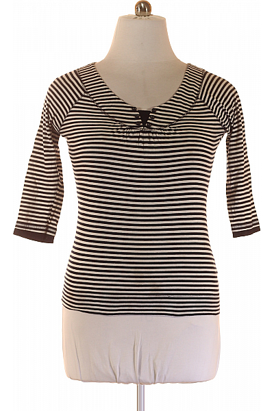 Dámské Tričko S Potiskem Černobílé Marks & Spencer