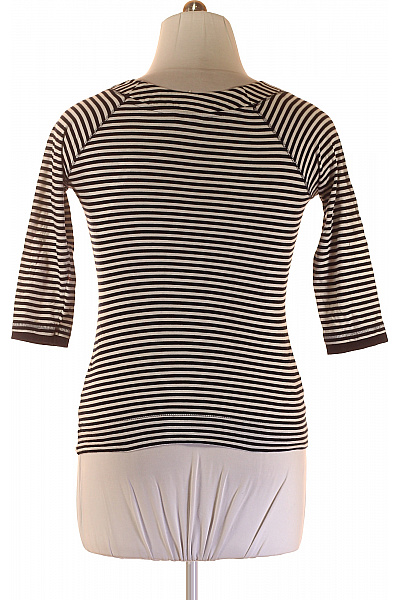 Dámské Tričko s Potiskem Černobílé Marks & Spencer