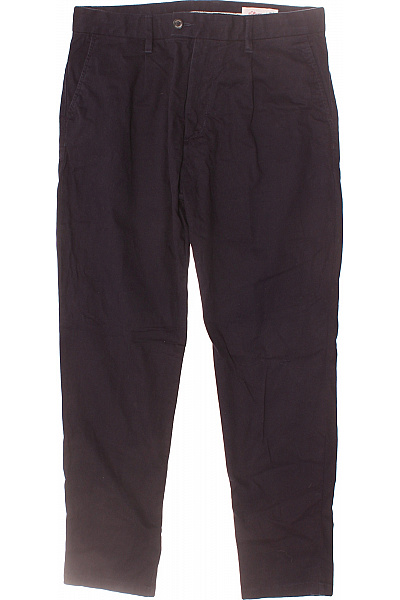 S.OLIVER Pánské Kalhoty Rovné Modré Second Hand Vel. 31/32