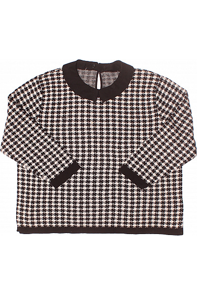  Halenka Pletená Černobílá Oasis