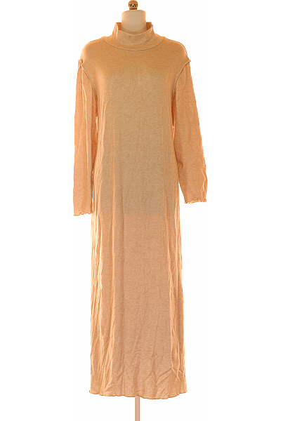  Šaty Pletené Béžové MANGO Vel. XL