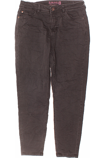 Boyfriend Dámské Džíny Šedé Vel. M