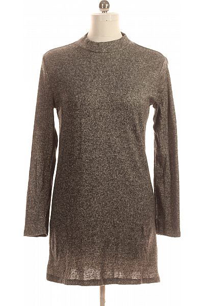 Sinsay  Šaty Pletené Šedé Vel. L