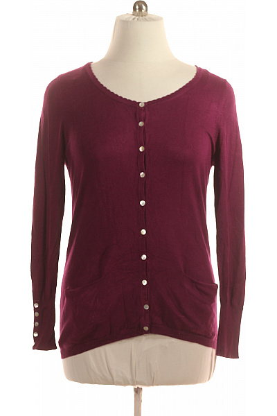 Dámský Svetr Vínový Canda Second hand Vel. L