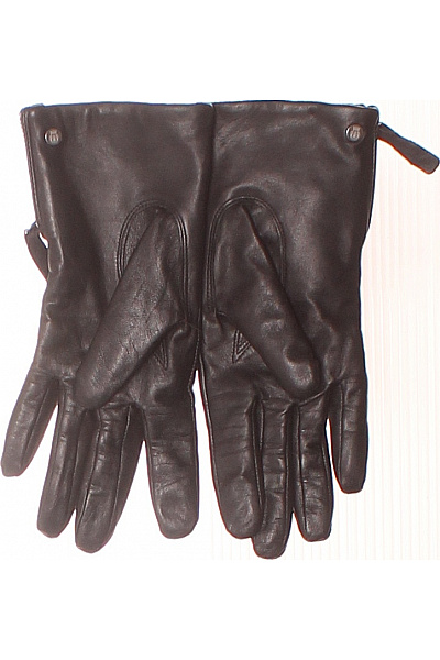  Rukavice Kožené Černé Roeckl
