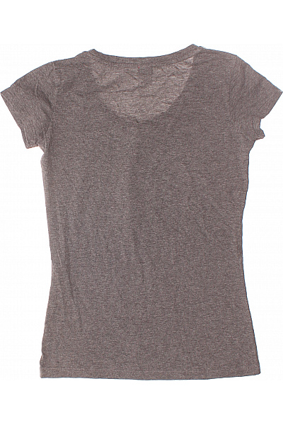 Dámské Tričko s Potiskem Šedé Vel. XS