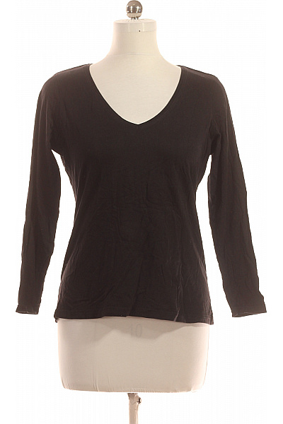 Dámské Tričko Černé Second Hand Vel. 40