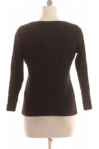 Dámské Tričko Černé Second hand Vel. 40