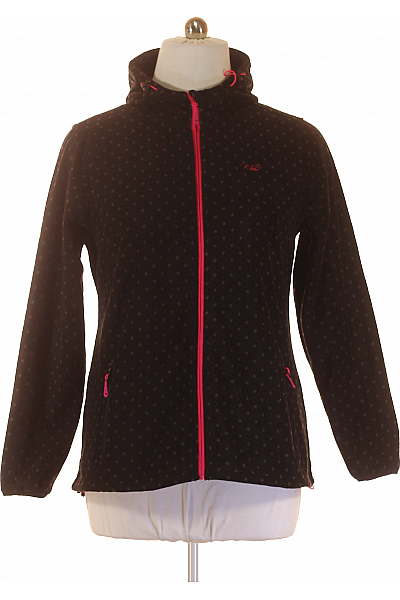 Dámská Mikina Rozepínací Černá Vel. XL