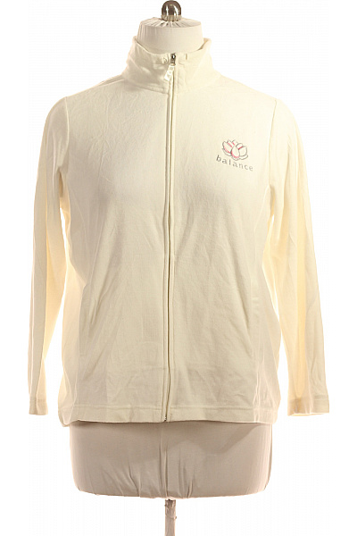 Dámská Mikina Rozepínací Bílá Esmara Vel. 48/50