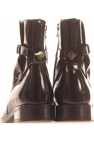 Dámské Kotníkové Boty Kožené Černé GANT Vel.  40