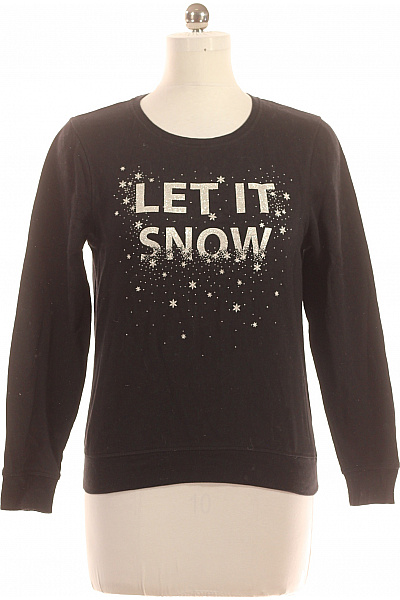 CLOCKHOUSE Dámská Mikina Bez Zapínání Černá Vel. M