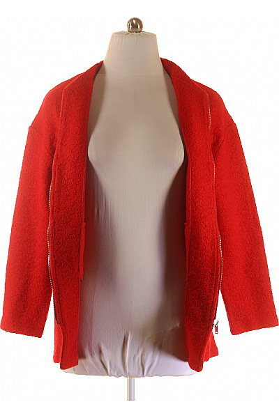 GATE Krátký Dámský Kabát Červený Vel. XL